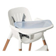 Cadeira alta Peg Perego Poke em branco polar/dourado  - Bambi Baby