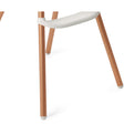 Cadeira alta Peg Perego Poke em branco polar/dourado  - Bambi Baby