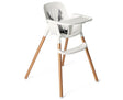 Cadeira alta Peg Perego Poke em branco polar/dourado  - Bambi Baby