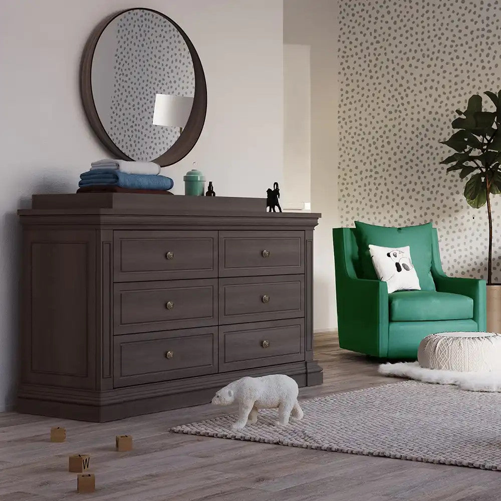 Silva Jackson Dresser in Aqua Gray- Bambi Baby
