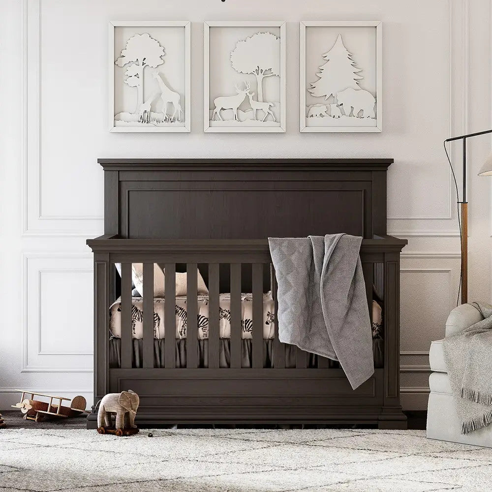 Cuna convertible Silva Jackson en gris agua- Bambi Baby