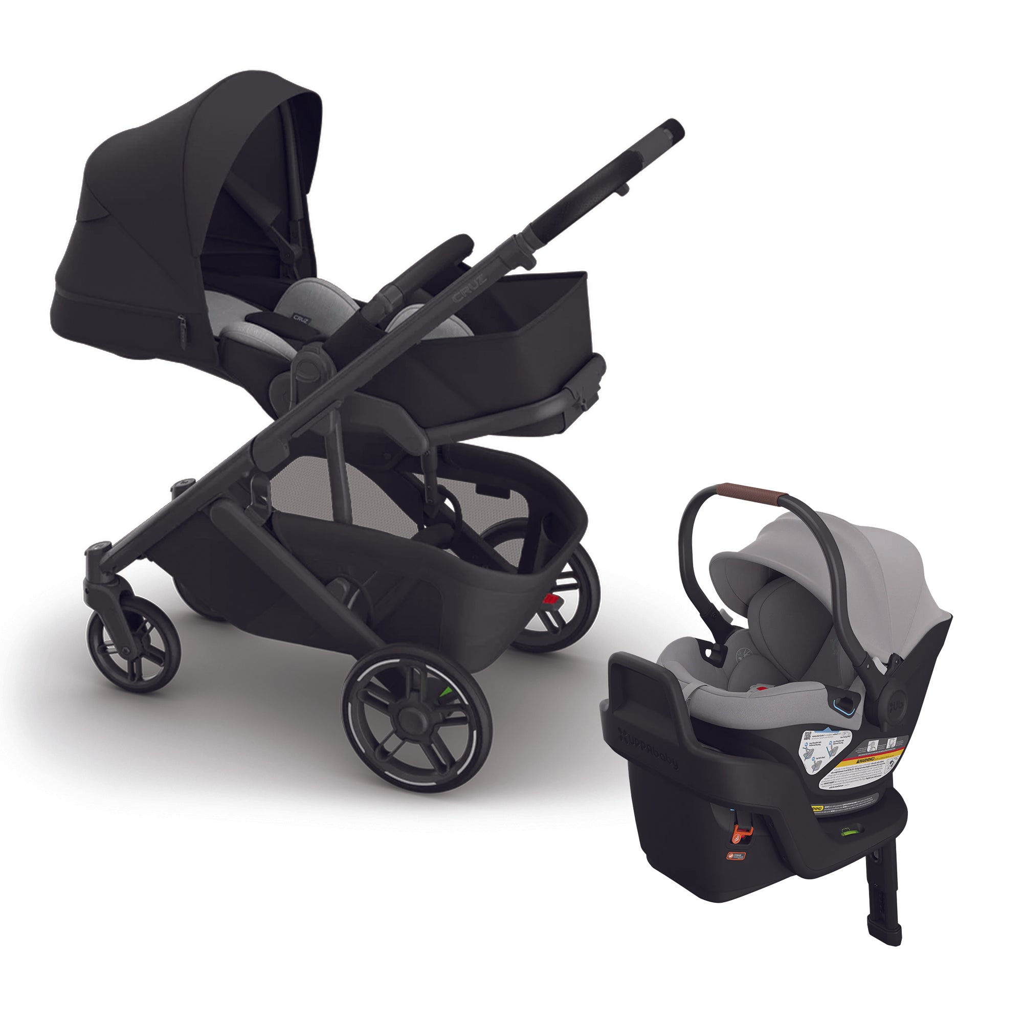 UPPAbaby Cruz V3 + Aria Travel System- Bambi Baby