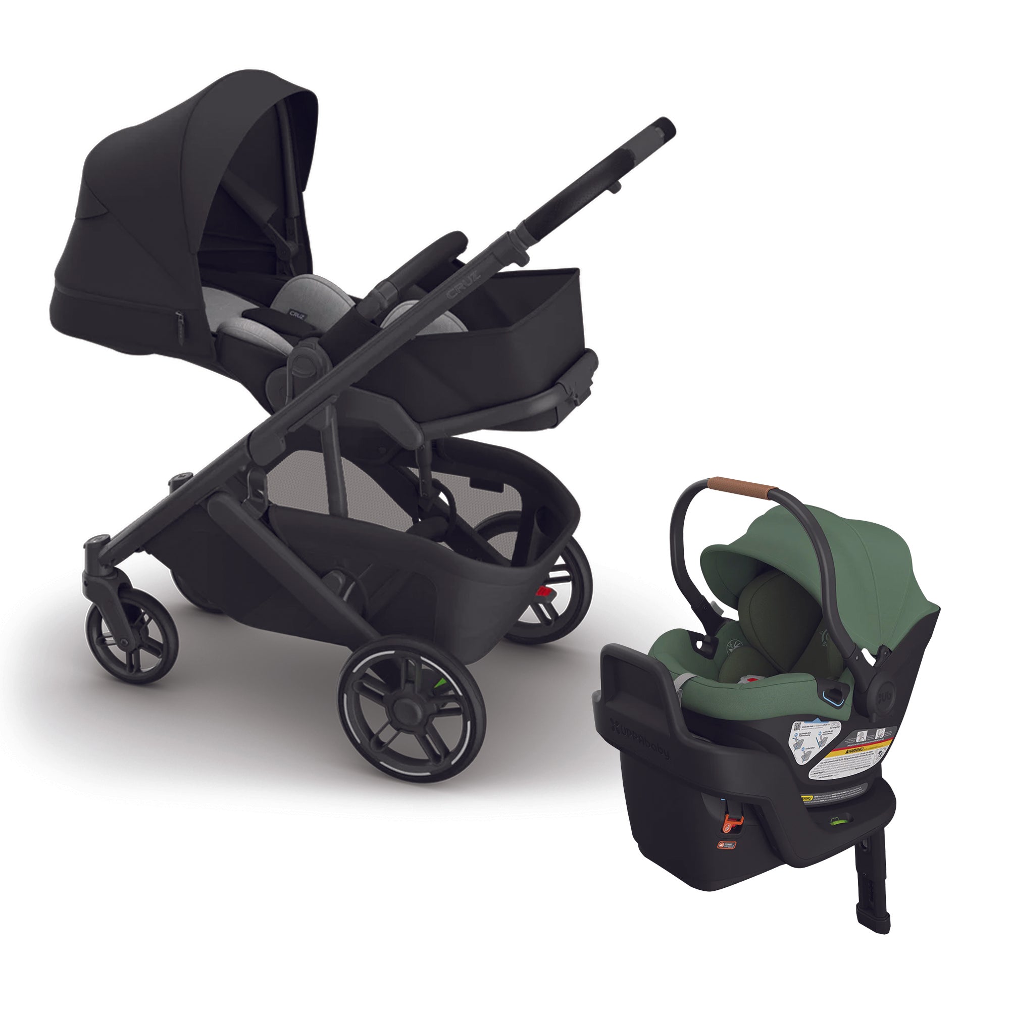UPPAbaby Cruz V3 + Aria Travel System- Bambi Baby