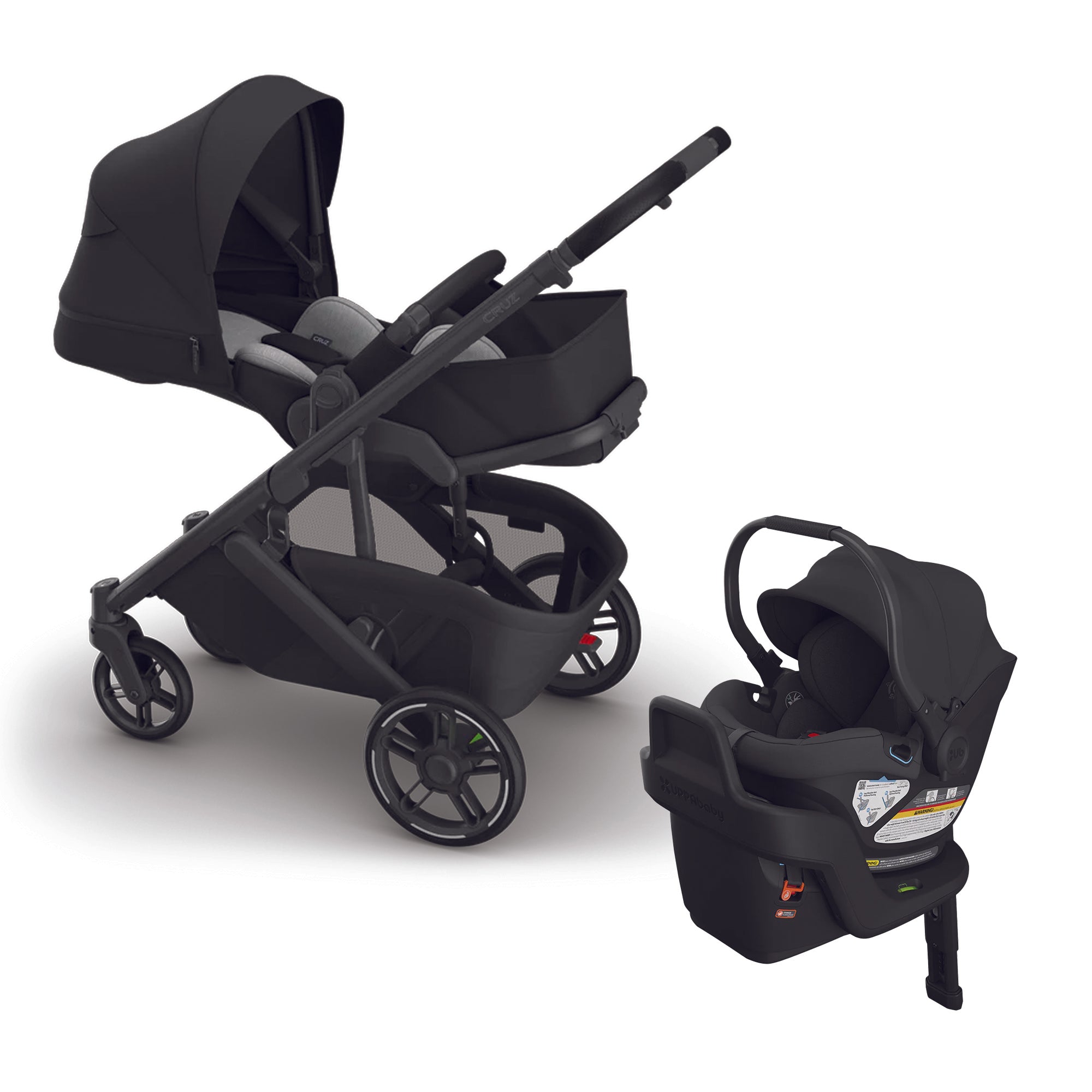 UPPAbaby Cruz V3 + Aria Travel System- Bambi Baby