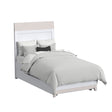 Cama individual completa juvenil Westwood Rowan en lino ceniza - Bambi Baby