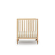 dadada Jolly 3-In-1 Convertible Crib, White/Natural - Bambi Baby