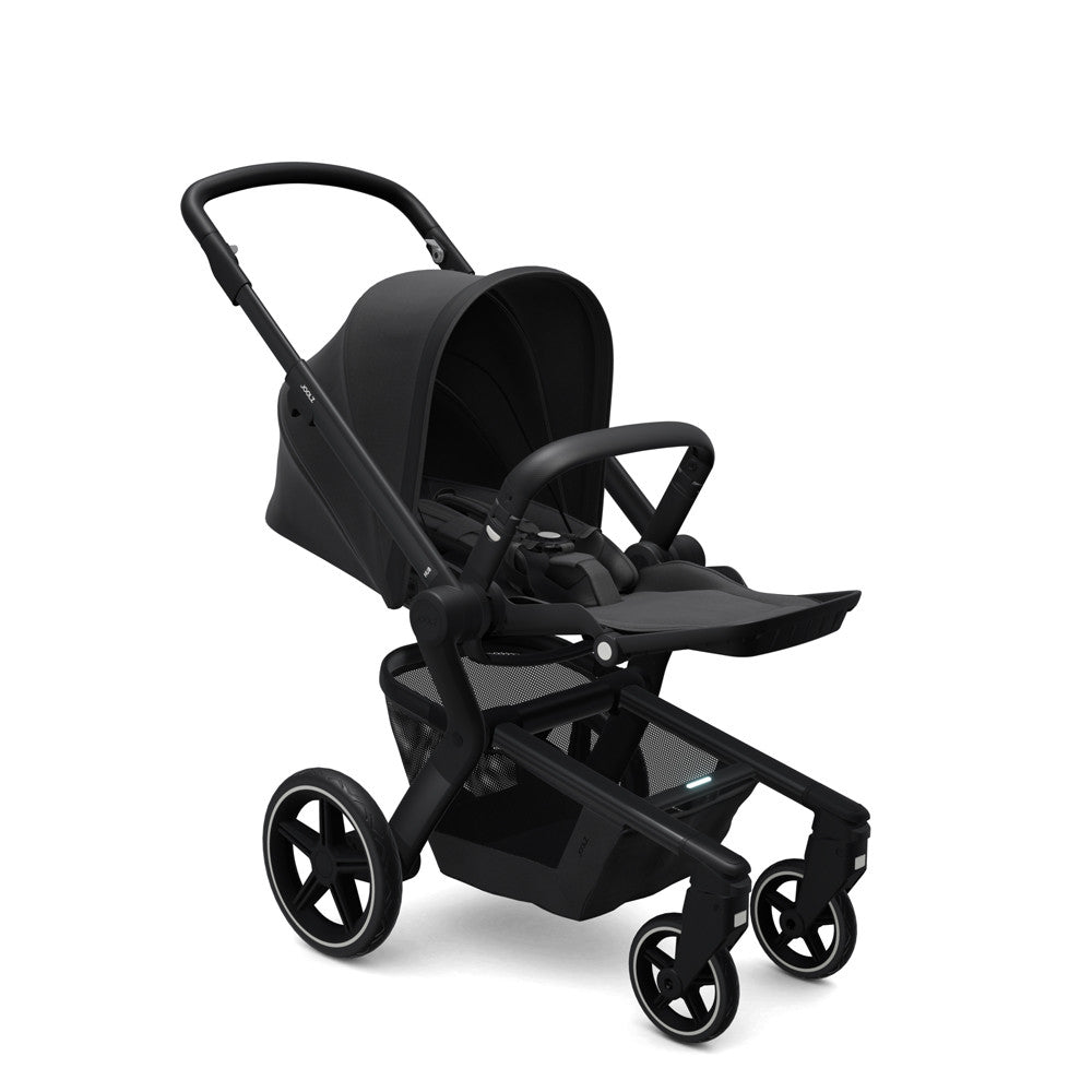 Joolz Hub+ Stroller Chassis+Seat W/Raincover in Bril. Black- Bambi Baby