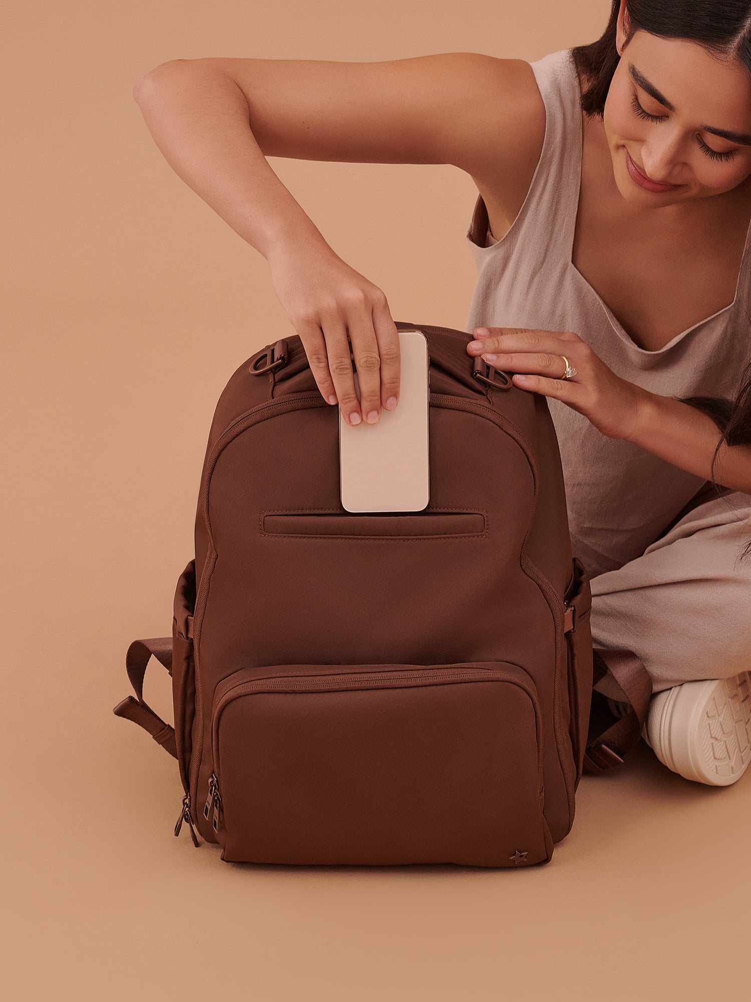 JuJuBe Classic Diaper Backpack - Espresso- Bambi Baby