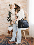 JuJuBe Satchel Diaper Bag - Black - Bambi Baby