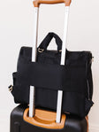 JuJuBe Satchel Diaper Bag - Black - Bambi Baby