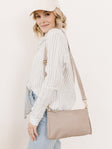 JuJuBe 3-Piece Pouch Clutch Purse Set - Taupe - Bambi Baby
