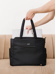 JuJuBe Utility-Strap Tote Diaper Bag - Black - Bambi Baby