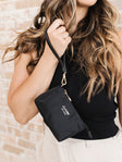JuJuBe 3-Piece Pouch Clutch Purse Set - Black - Bambi Baby