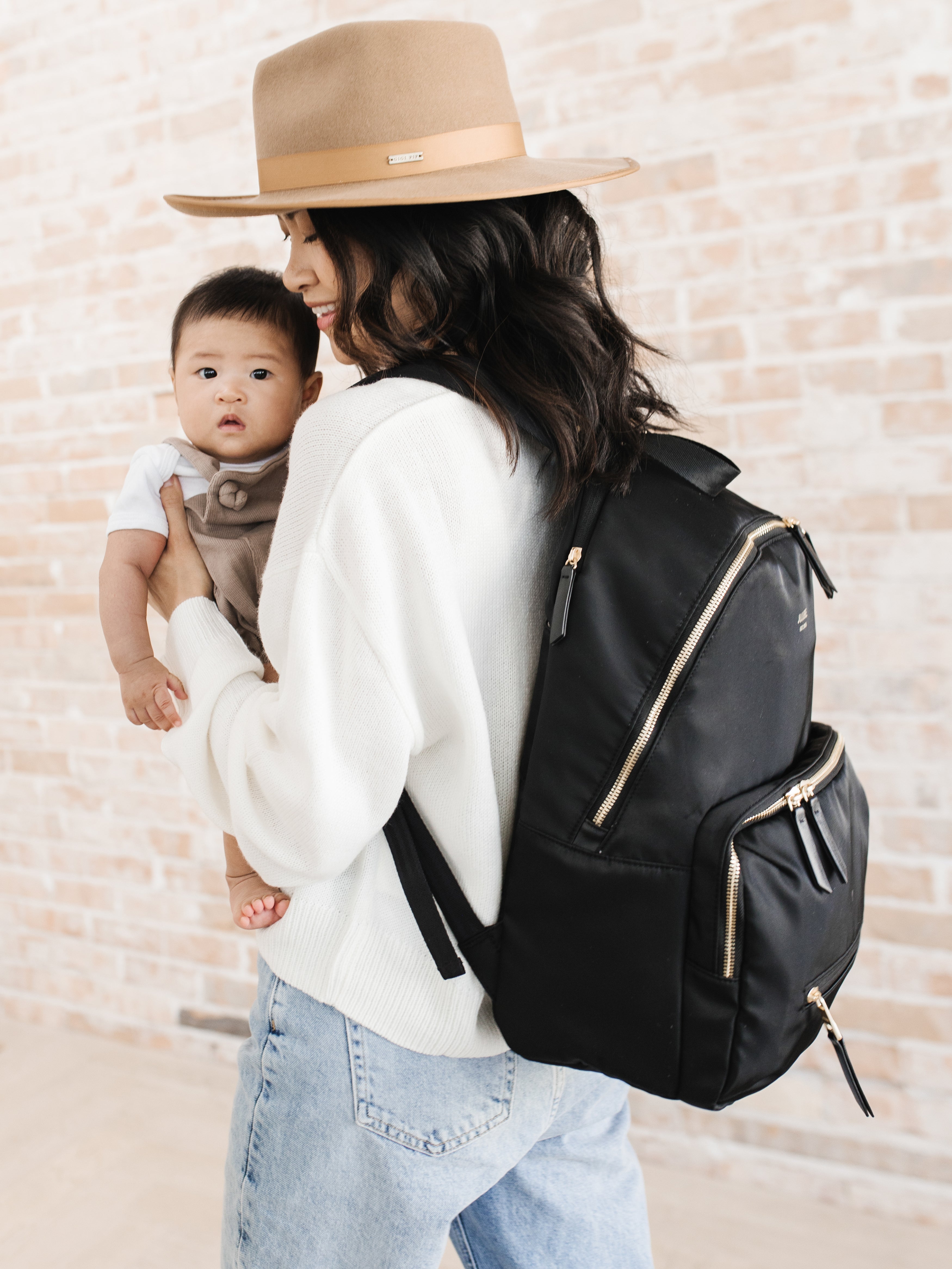 JuJuBe Everyday Diaper Backpack - Black- Bambi Baby