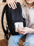 JuJuBe Satchel Diaper Bag - Black - Bambi Baby