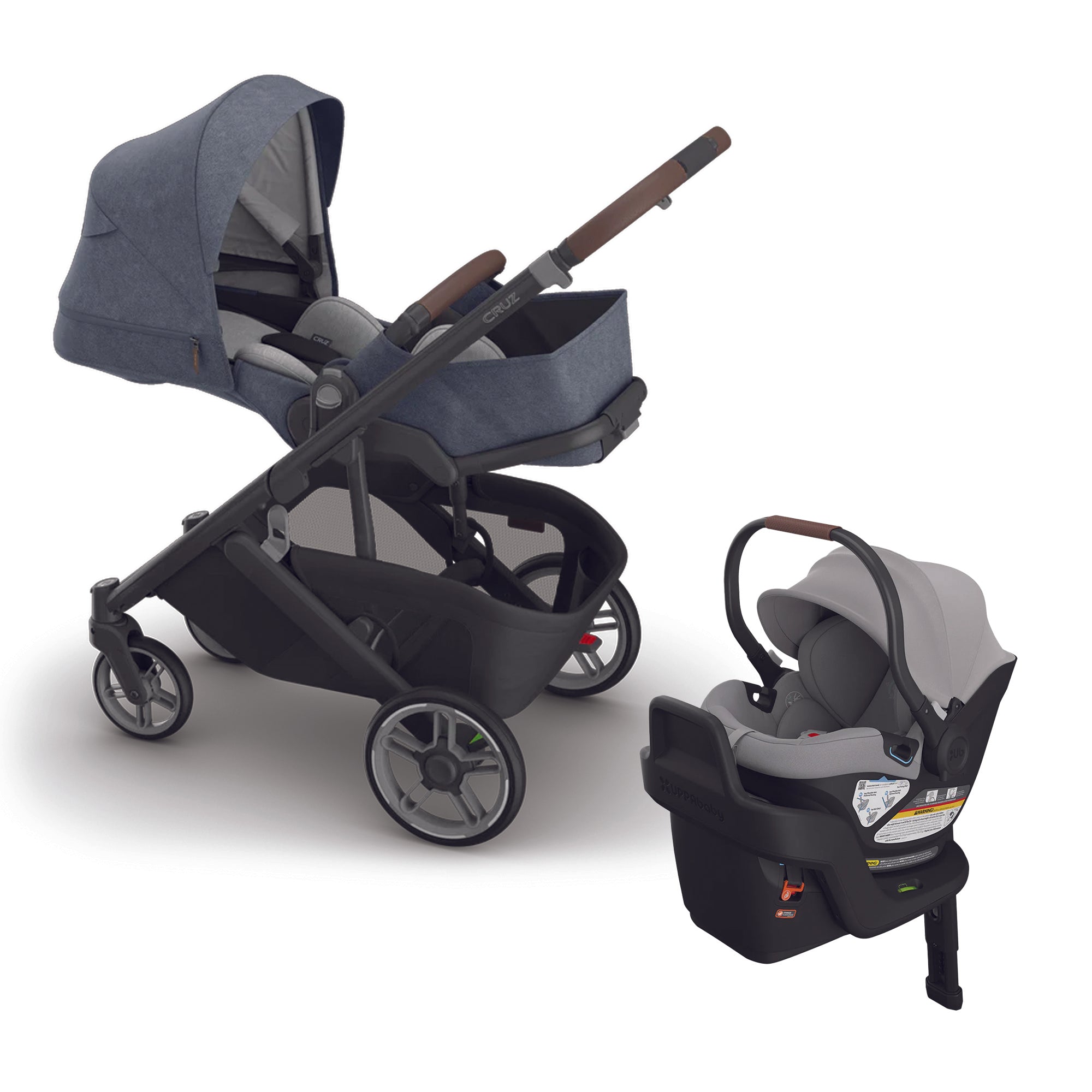 UPPAbaby Cruz V3 + Aria Travel System- Bambi Baby
