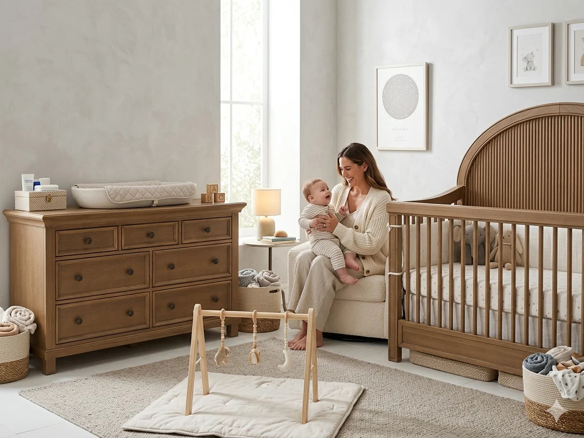 appleseed Kalaway Double Dresser- Bambi Baby