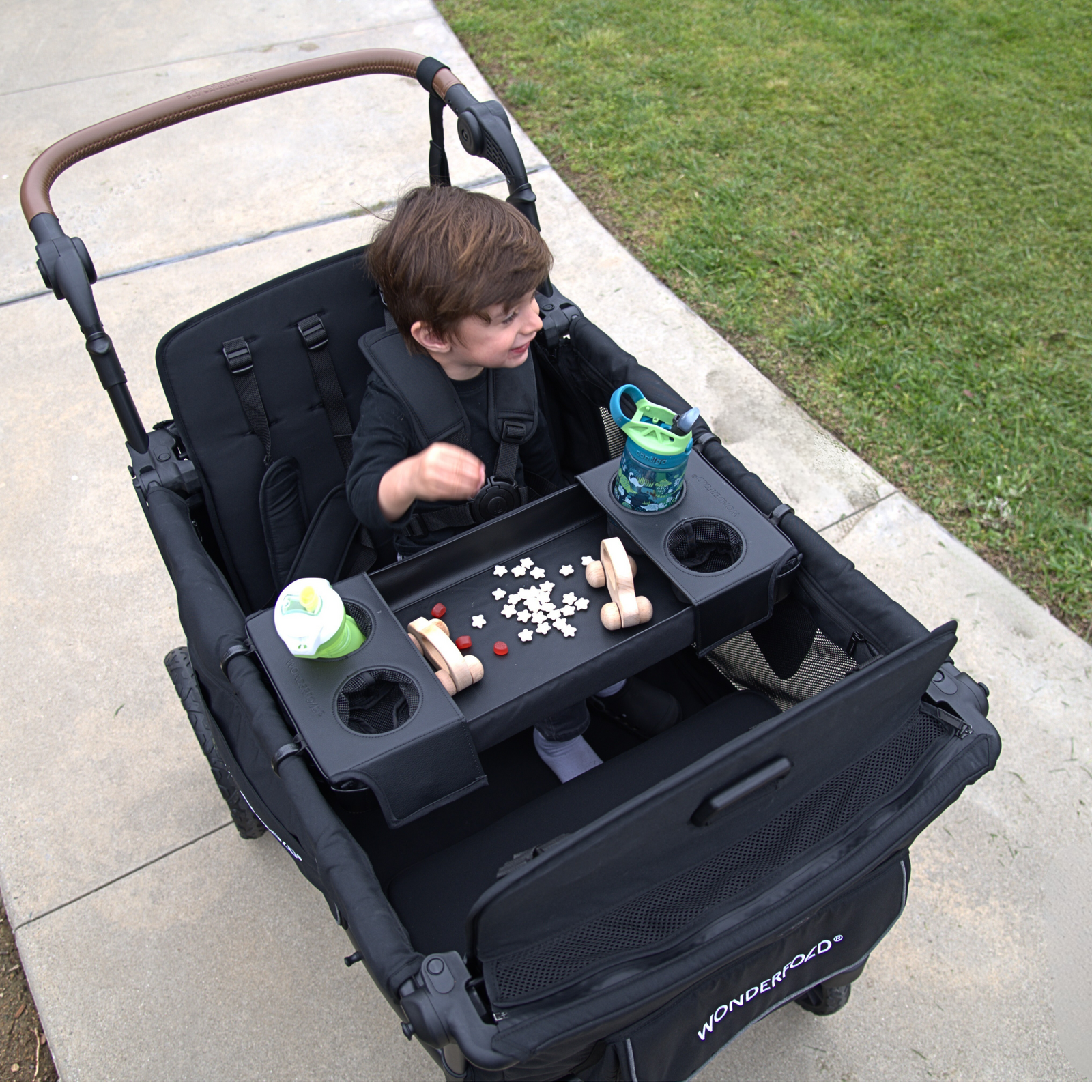 WonderFold Flex Snack Tray for L4 - Black- Bambi Baby