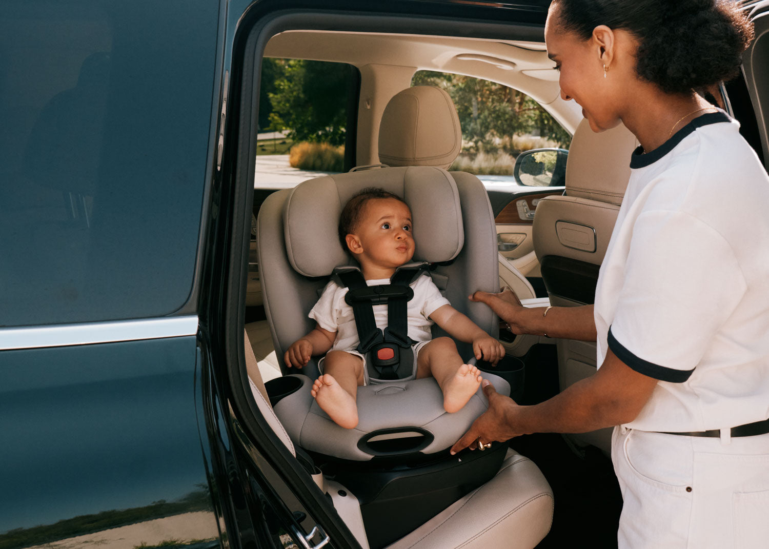 CYBEX Callisto G 360 Select Rotating All-in-One Convertible Car Seat- Bambi Baby