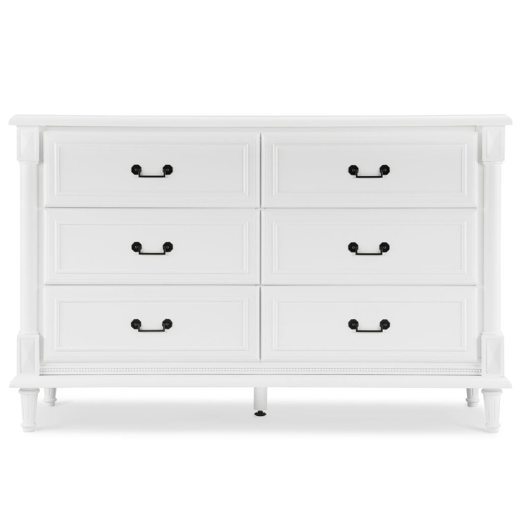 Simmons Kids Juliette 6 Drawer Dresser with Changing Toppper- Bambi Baby