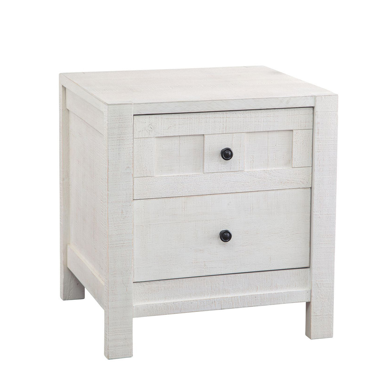 Bella Vita Anzio Night Stand in White Wash- Bambi Baby