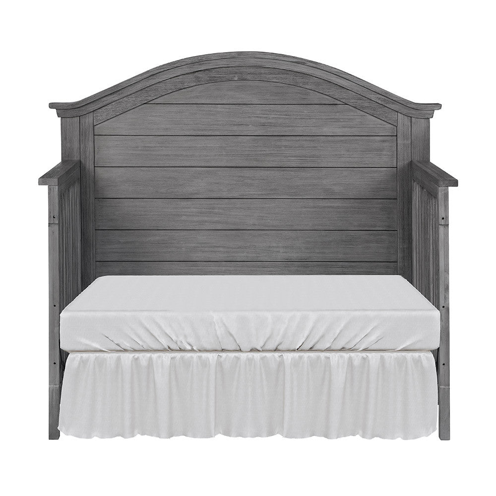 Bella Vita Lugo Curved Top Crib in Harbor Grey- Bambi Baby