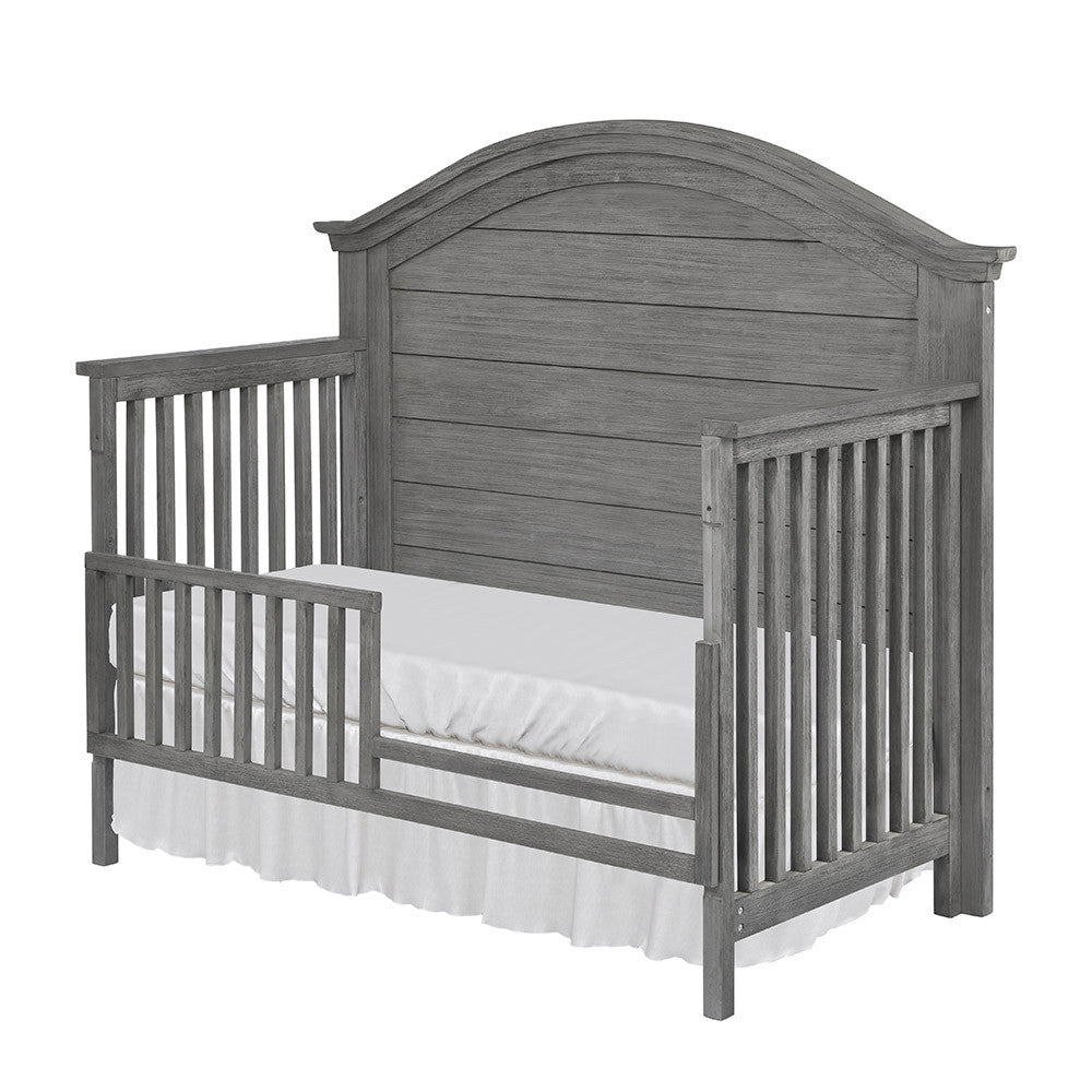 Bella Vita Lugo Curved Top Crib in Harbor Grey- Bambi Baby