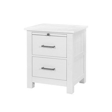 Bella Vita Lugo Night Stand in Brushed Linen- Bambi Baby