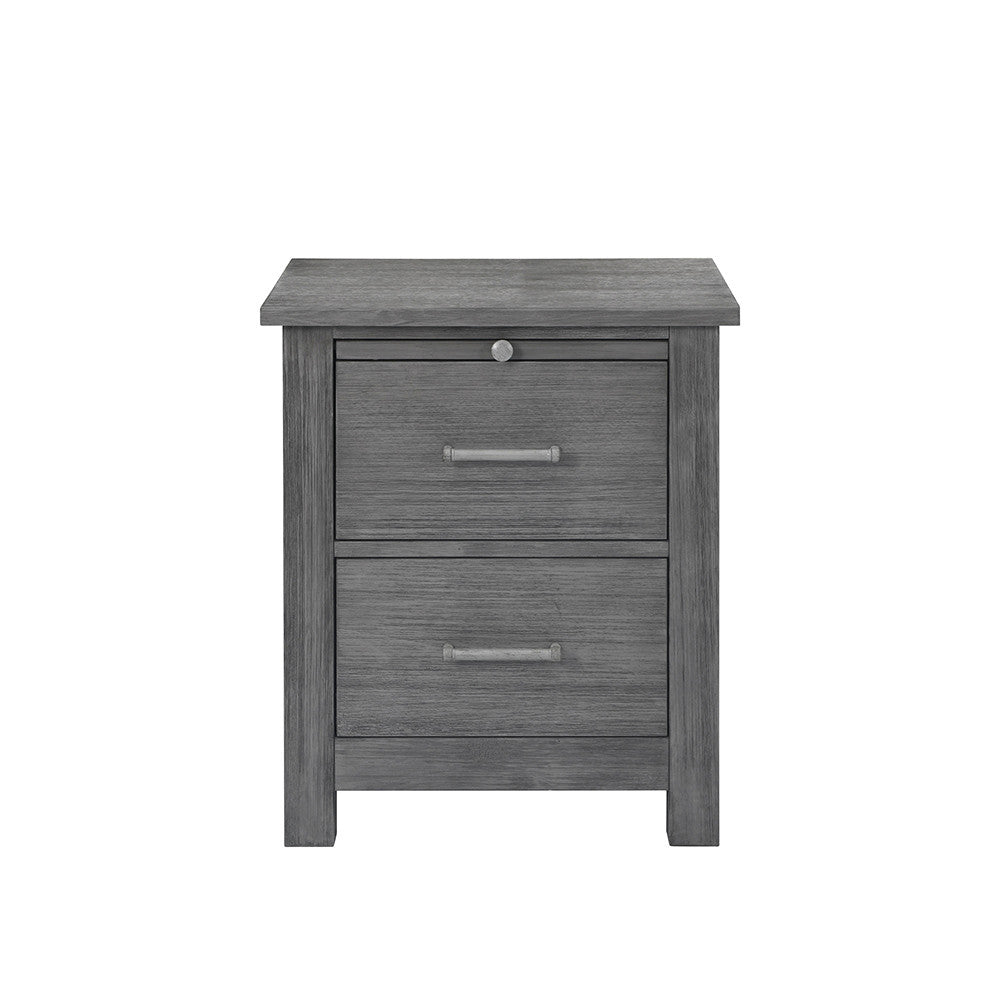 Bella Vita Lugo Night Stand in Harbor Grey- Bambi Baby
