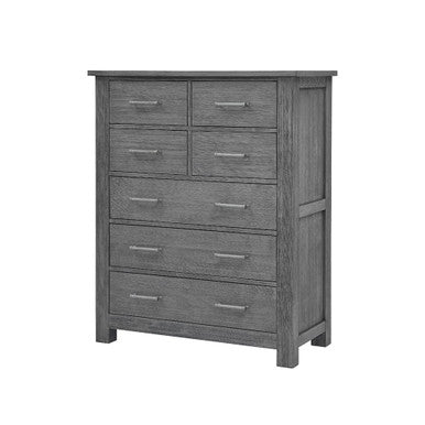 Bella Vita Lugo 7 Drawer Dresser in Harbor Grey- Bambi Baby