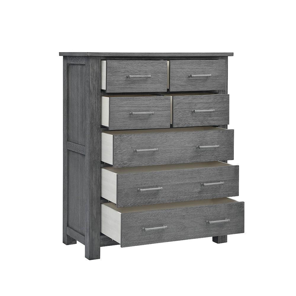 Bella Vita Lugo 7 Drawer Dresser in Harbor Grey- Bambi Baby