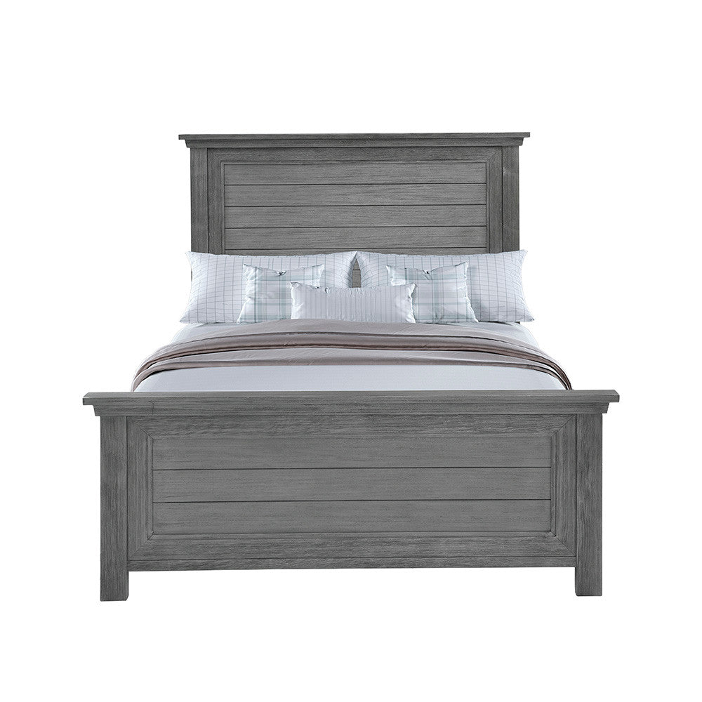 Bella Vita Lugo Full Bed Kit w/ Rails in Harbor Grey- Bambi Baby