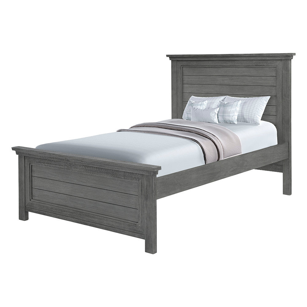 Bella Vita Lugo Full Bed Kit w/ Rails in Harbor Grey- Bambi Baby