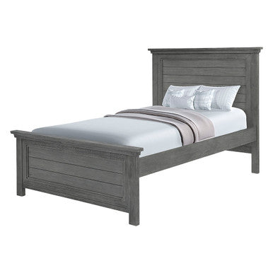 Bella Vita Lugo Full Bed Kit w/ Rails in Harbor Grey- Bambi Baby