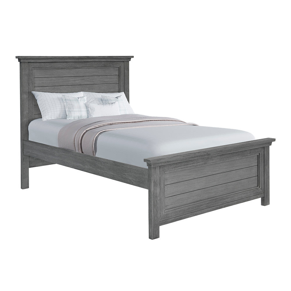 Bella Vita Lugo Full Bed Kit w/ Rails in Harbor Grey- Bambi Baby