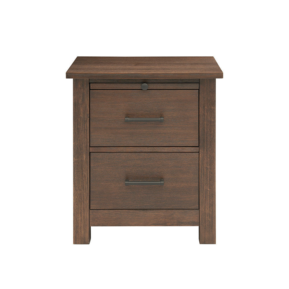 Bella Vita Lugo Night Stand in Harbor Brown- Bambi Baby