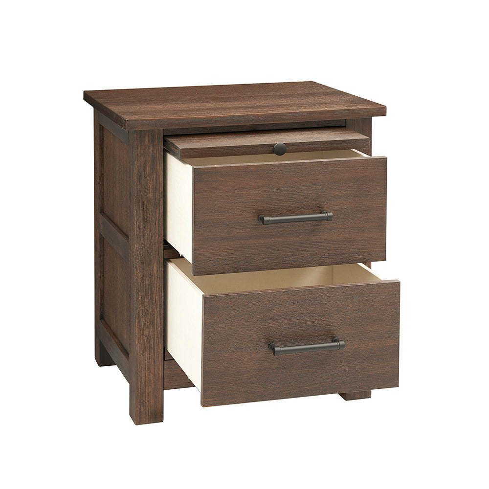 Bella Vita Lugo Night Stand in Harbor Brown- Bambi Baby