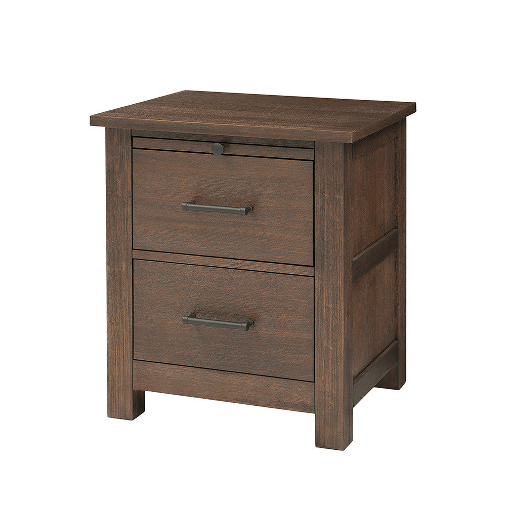 Bella Vita Lugo Night Stand in Harbor Brown- Bambi Baby