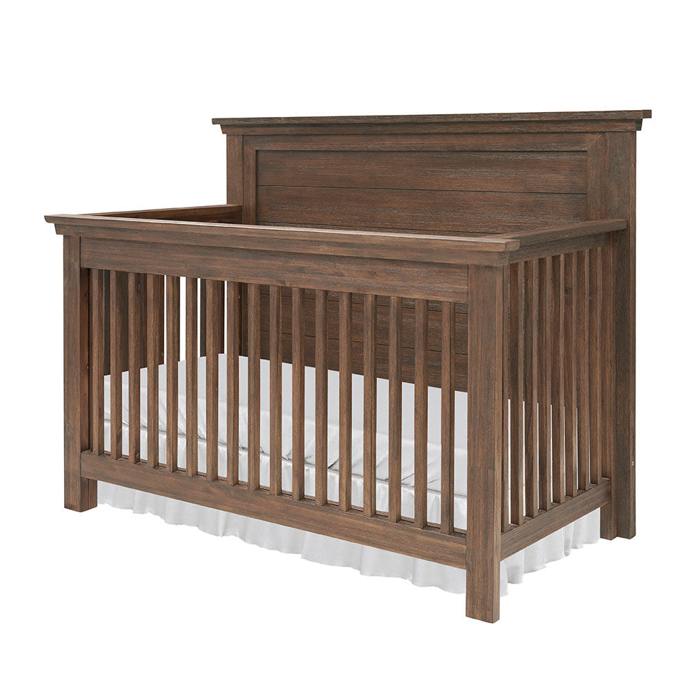 Bella Vita Lugo Flat Top Crib in Harbor Brown- Bambi Baby