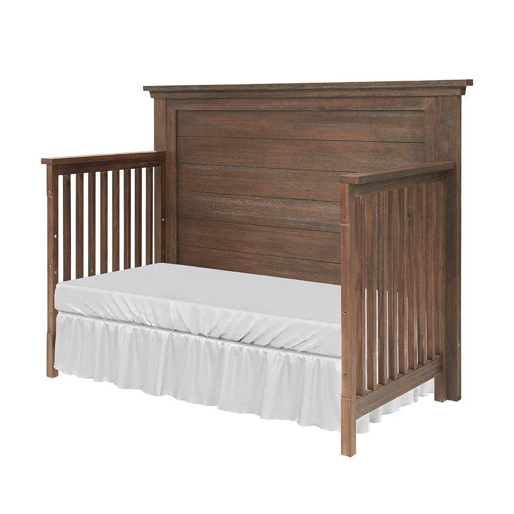 Bella Vita Lugo Flat Top Crib in Harbor Brown- Bambi Baby