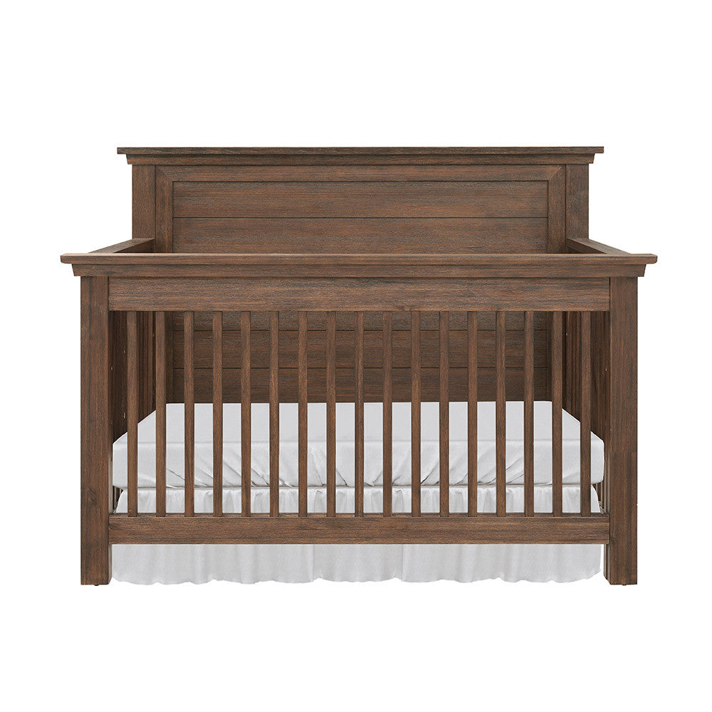 Bella Vita Lugo Flat Top Crib in Harbor Brown- Bambi Baby