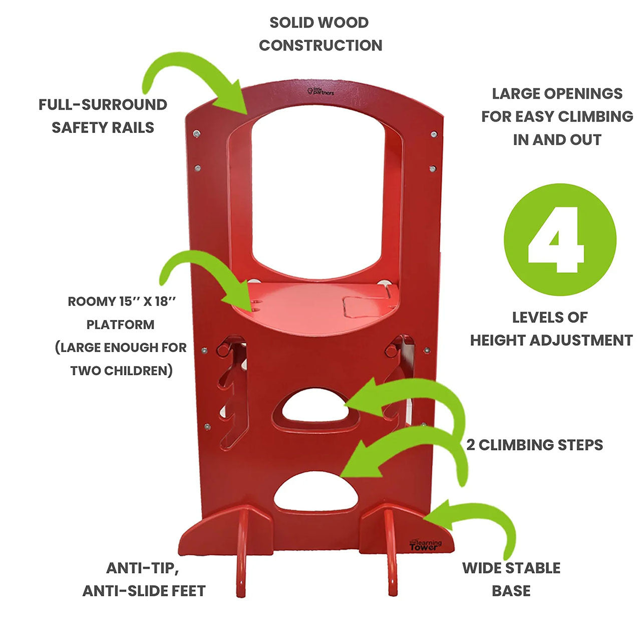 Little Partners The Learning Tower® Toddler Tower- Bambi Baby