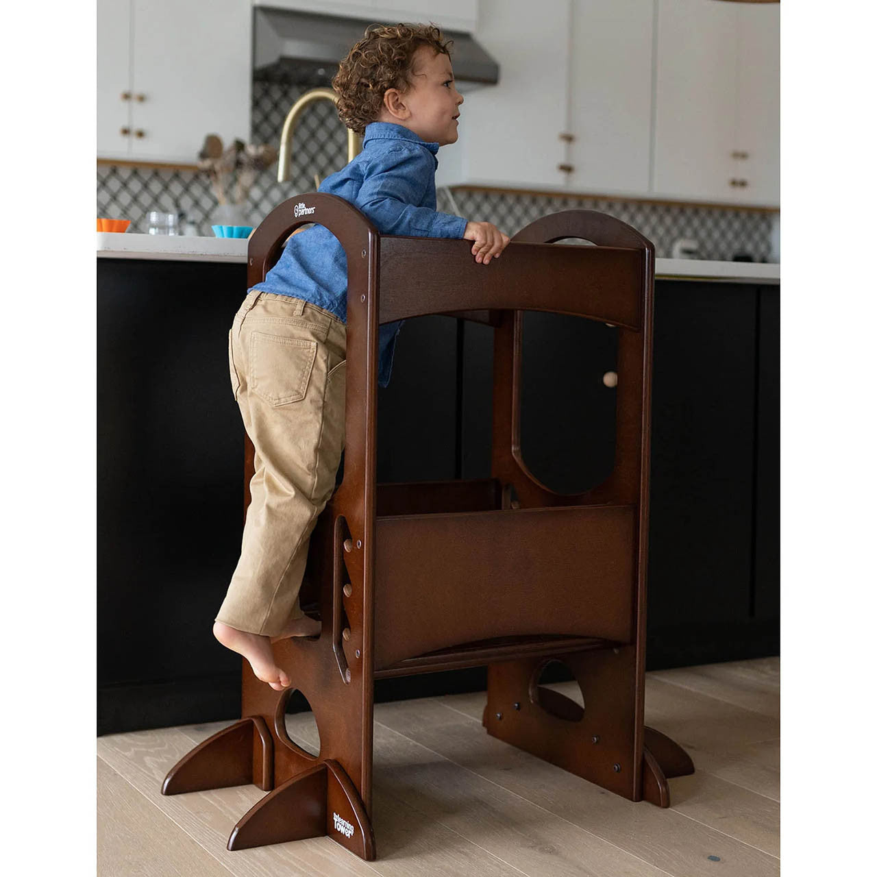 Little Partners The Learning Tower - Espresso- Bambi Baby