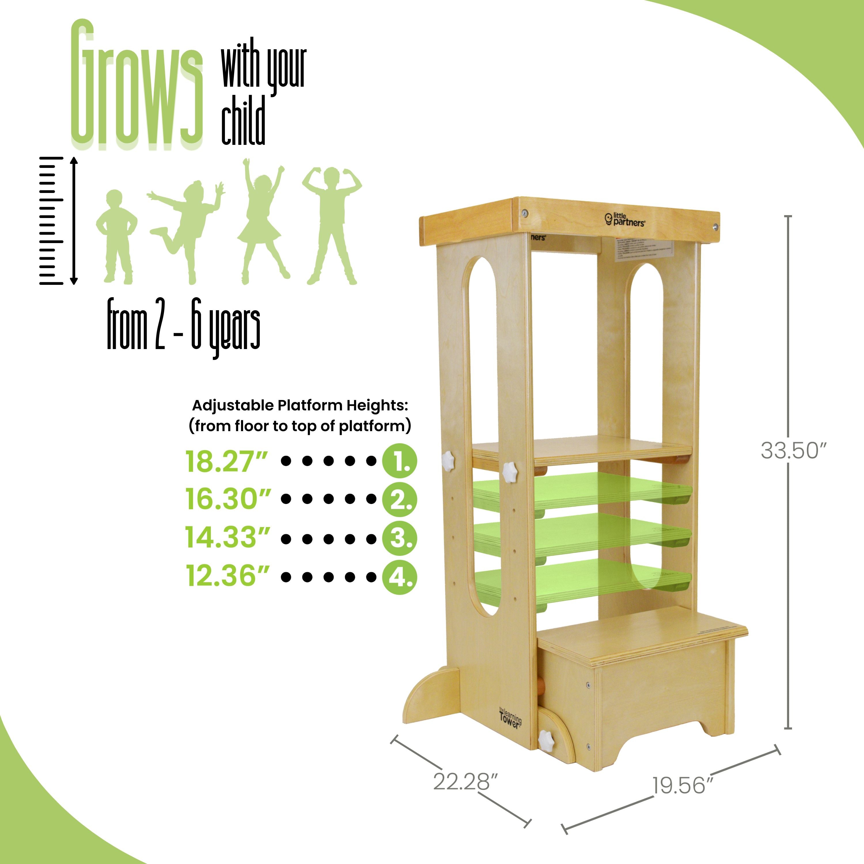 Little Partners Explore 'N Store Learning Tower® Toddler Tower- Bambi Baby