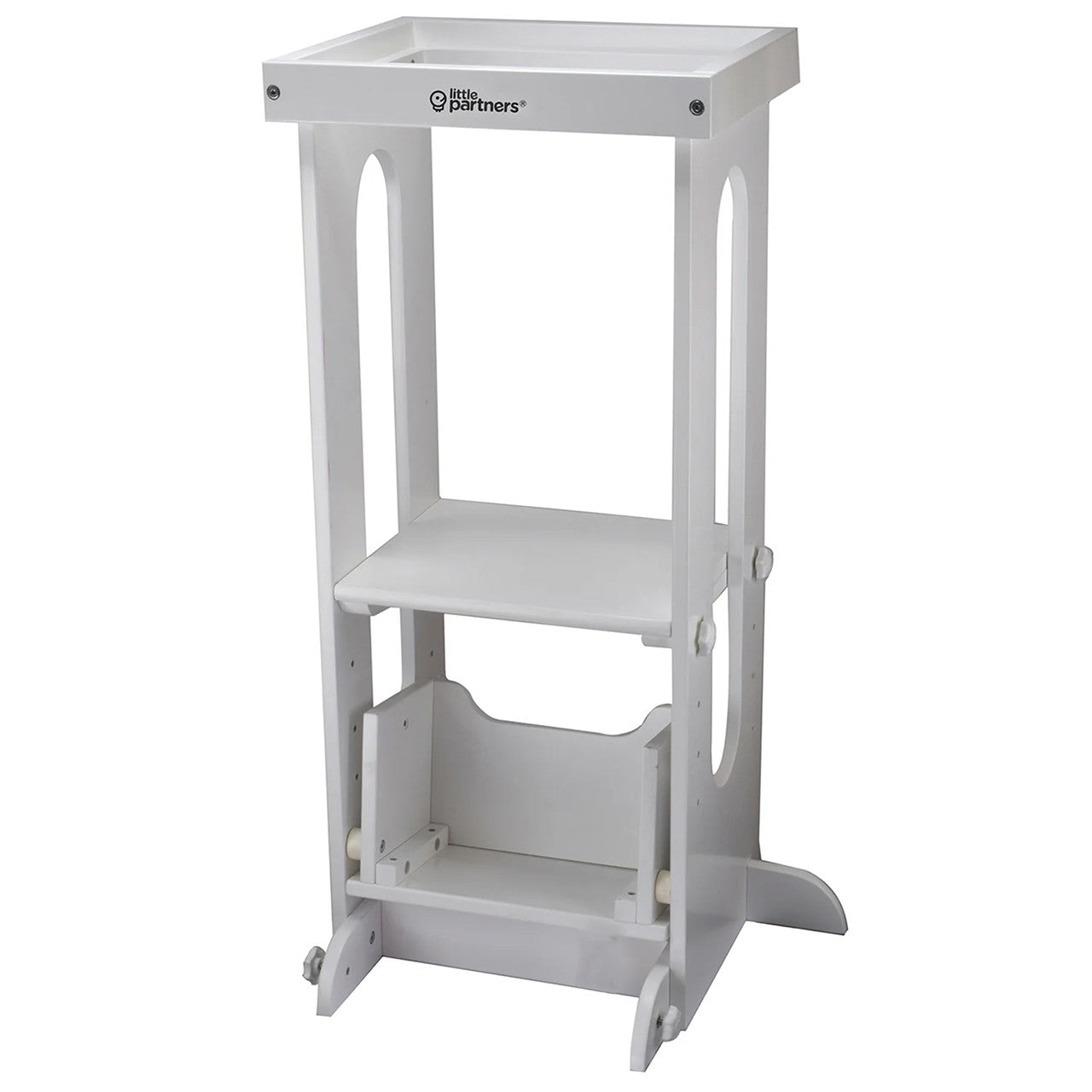 Little Partners Learning Towers - Soft White- Bambi Baby