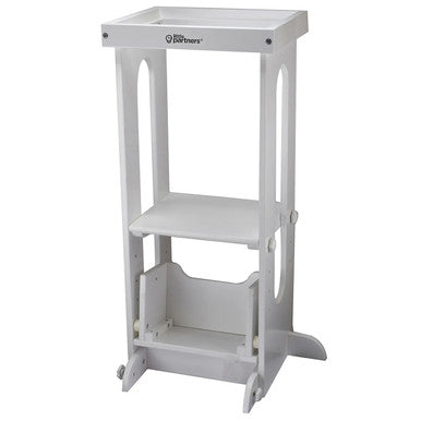 Little Partners Learning Towers - Soft White- Bambi Baby
