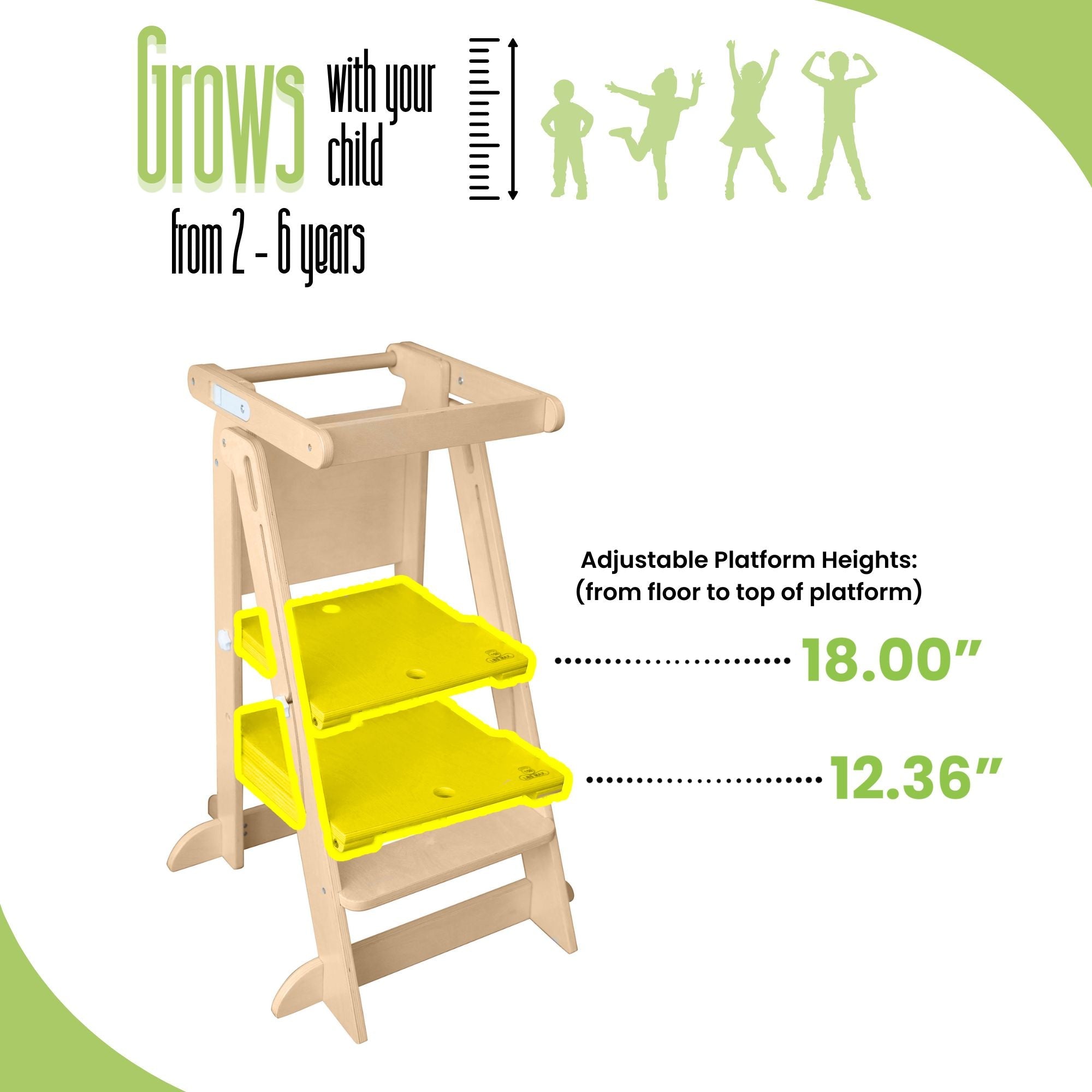 Torre de aprendizaje Little Partners Learn 'N Fold® para niños pequeños- Bambi Baby