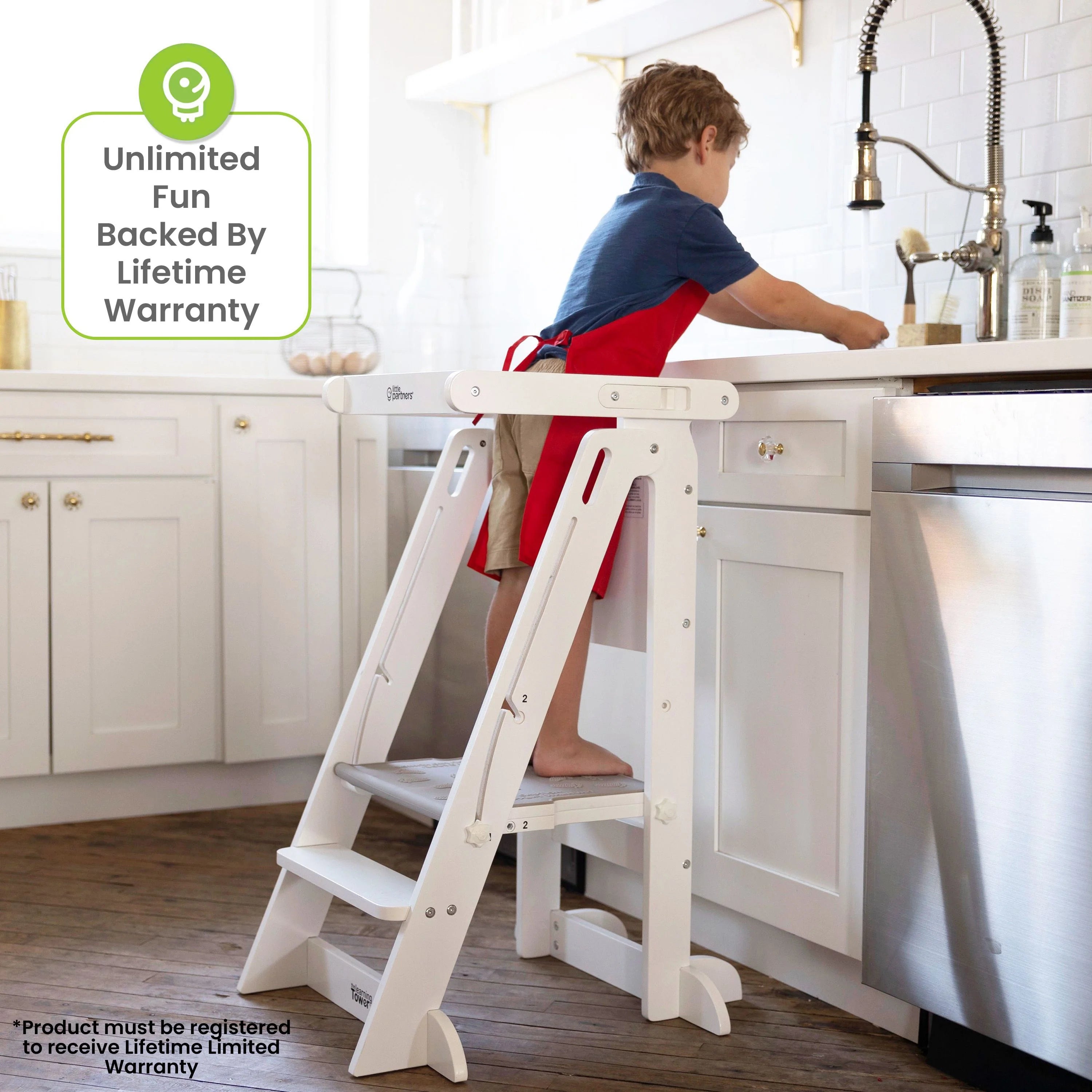 Little Partners Learn 'N Fold Learning Tower® Toddler Tower- Bambi Baby