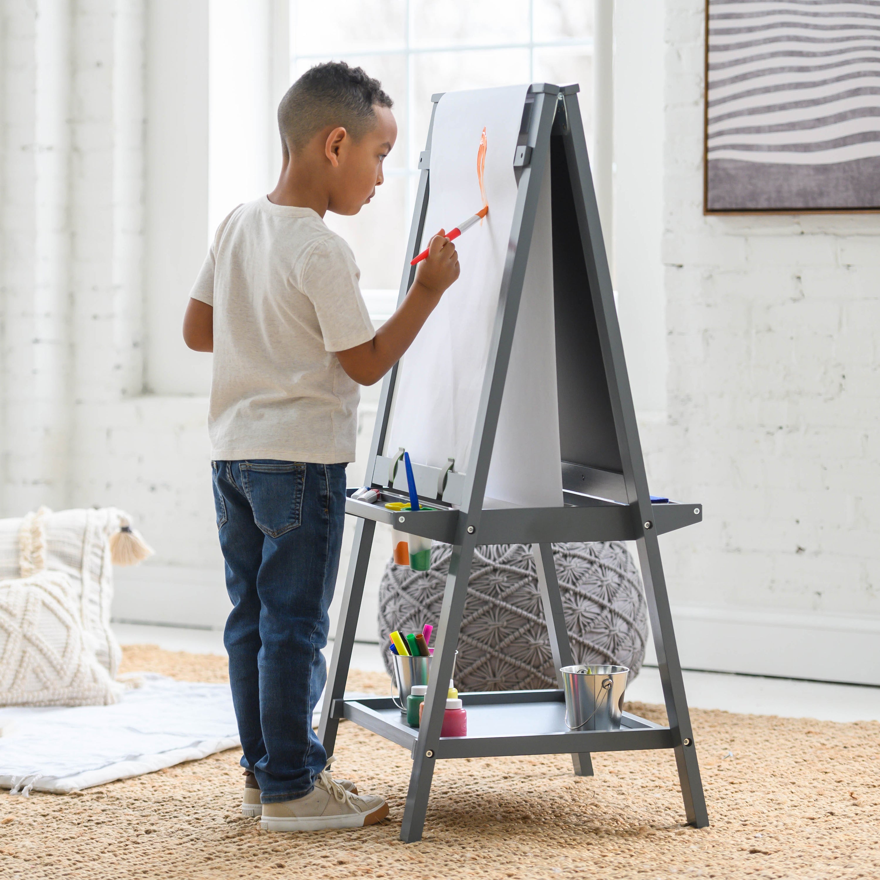 Little Partners Folding Artist EZ Easel- Bambi Baby
