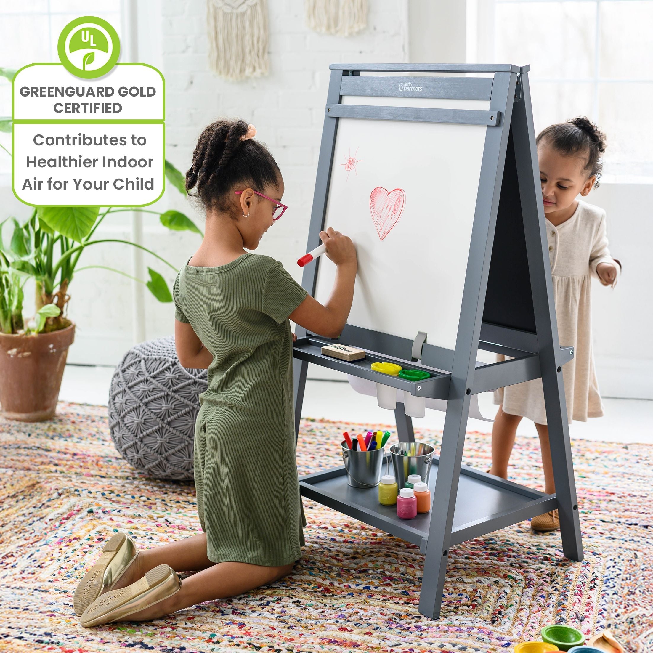 Little Partners Folding Artist EZ Easel- Bambi Baby